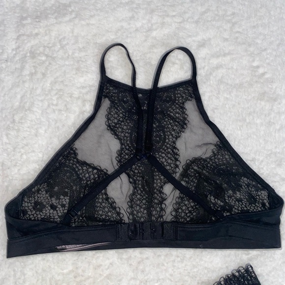 Highneck Black Bralette - Picture 2 of 2